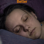 This pin offers advice on how to stop overthinking and improve sleep. It features a close-up image of a woman sleeping peacefully. The text "How to Stop Overthinking and Sleep Better" is prominently displayed at the top. A button encourages users to "Learn The Sleep Switch." The website "thebeingstudio.co.uk" is also visible, suggesting resources for better sleep and mental well-being. This content is relevant to topics like insomnia, anxiety relief, and sleep hygiene.